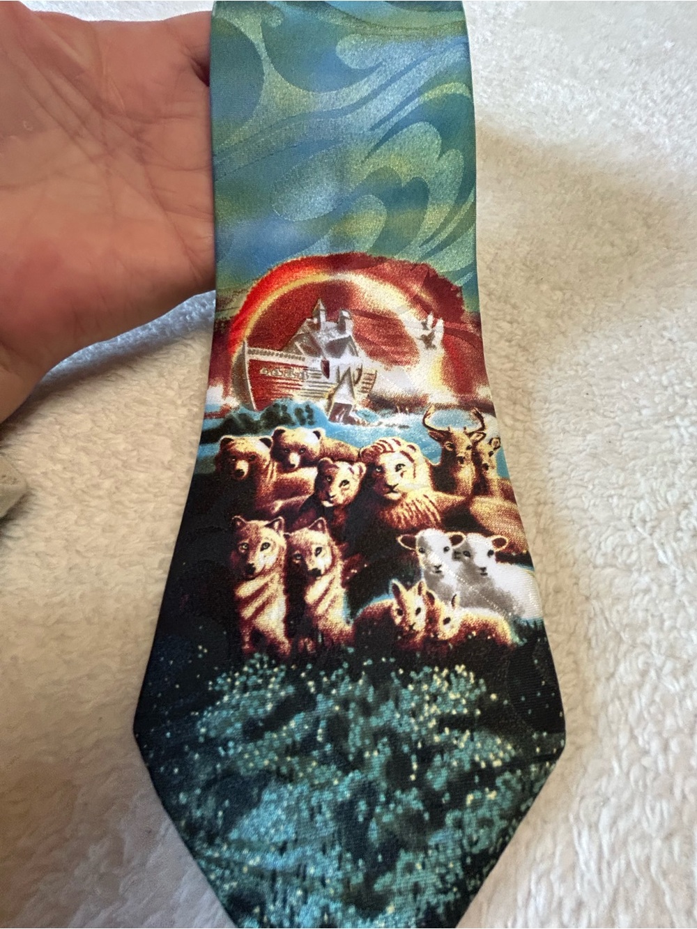🎁3 for $30 - Noah's Ark & Animals Necktie